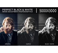 Perfect Black and White effect in Photoshop