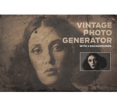 Vintage Photo Generator in Photoshop