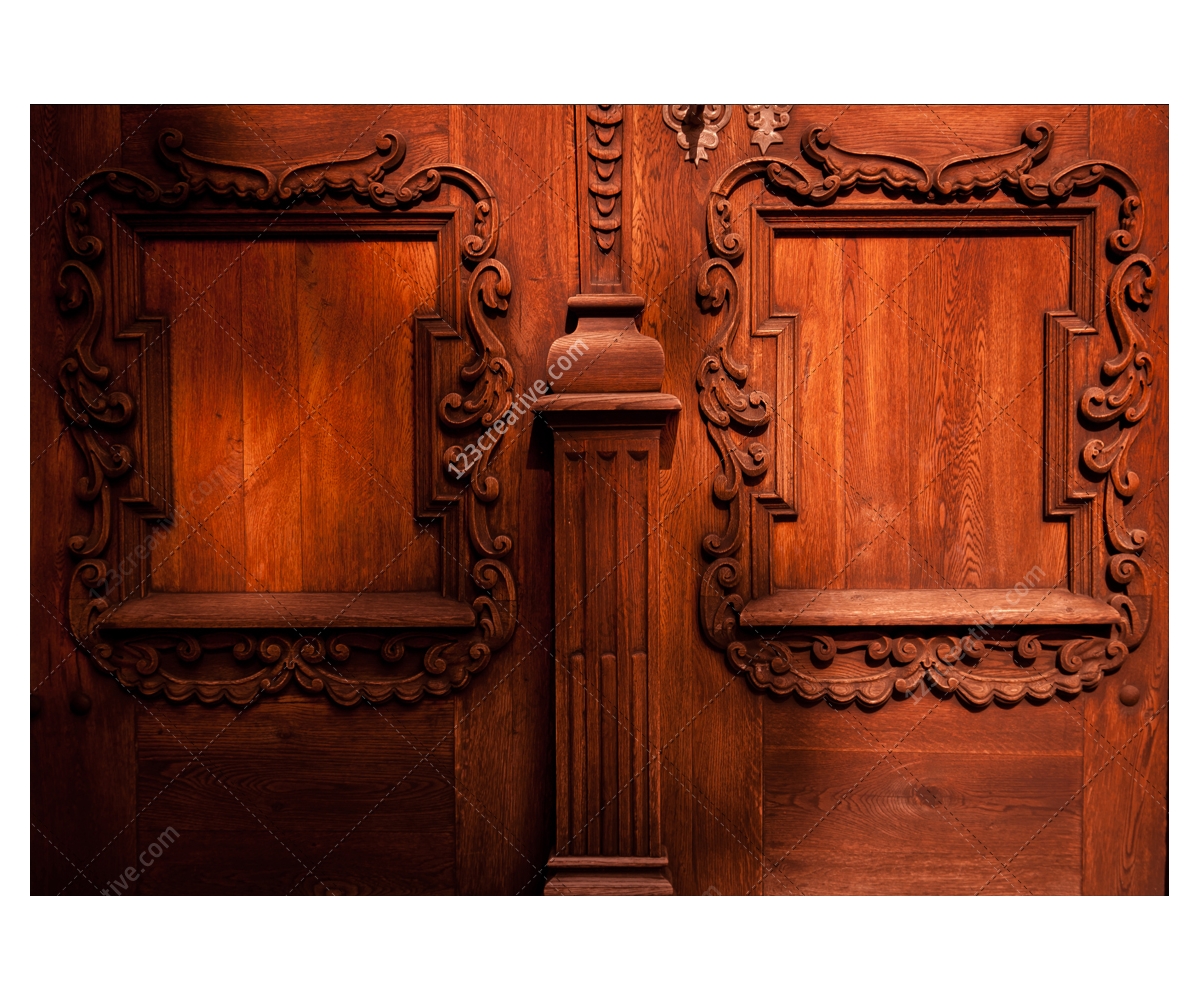 Old wood door backgrounds - historic, retro, vintage wood ...