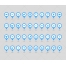 map pointer vector icon, location pointer icon