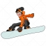 snowboarder vector, snowboarding boy vector, snowboarder vector graphics