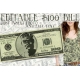 Dollar Bill mockup template PSD with editable face photo and text