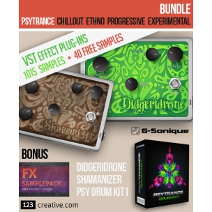 G-Sonique: Psytrance VST effect plug-ins & Samples bundle + 40 Progressive Samples FREE