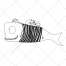 cute whale vector