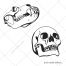 skull head vector