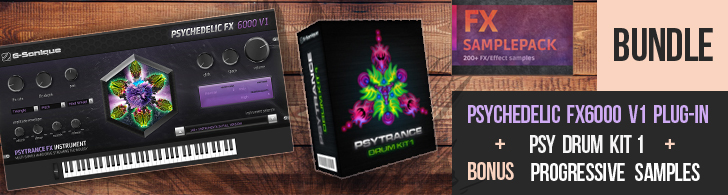 G-Sonique bundle: Psytrance FX instrument plug-in & Sample pack + BONUS Progressive Samples