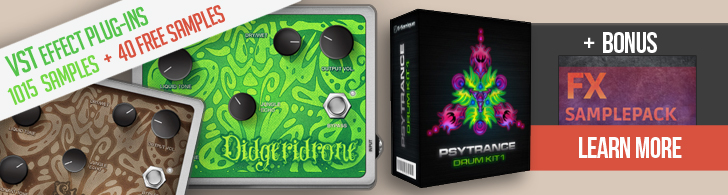 G-Sonique: Psytrance VST effect plug-ins & Samples bundle + 40 Progressive Samples FREE